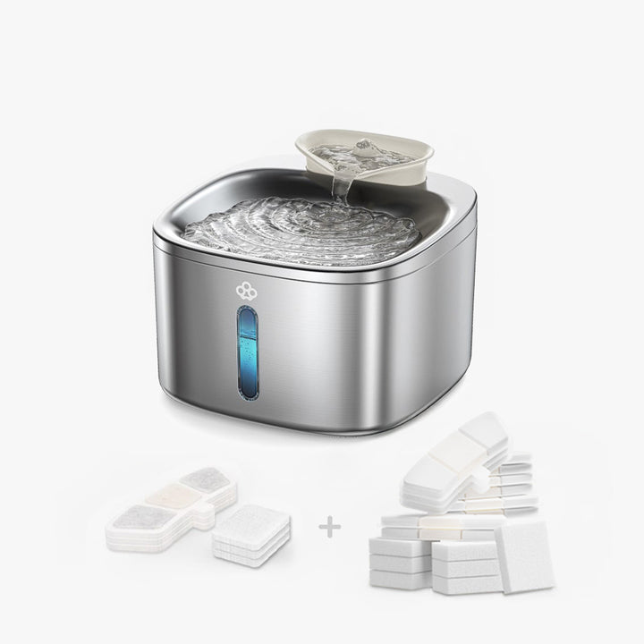 Oneisall 3.5L Corded Pet Water Fountain with 3PCS Filters