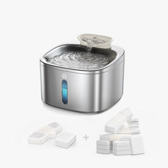 Oneisall 3.5L Corded Pet Water Fountain with 3PCS Filters