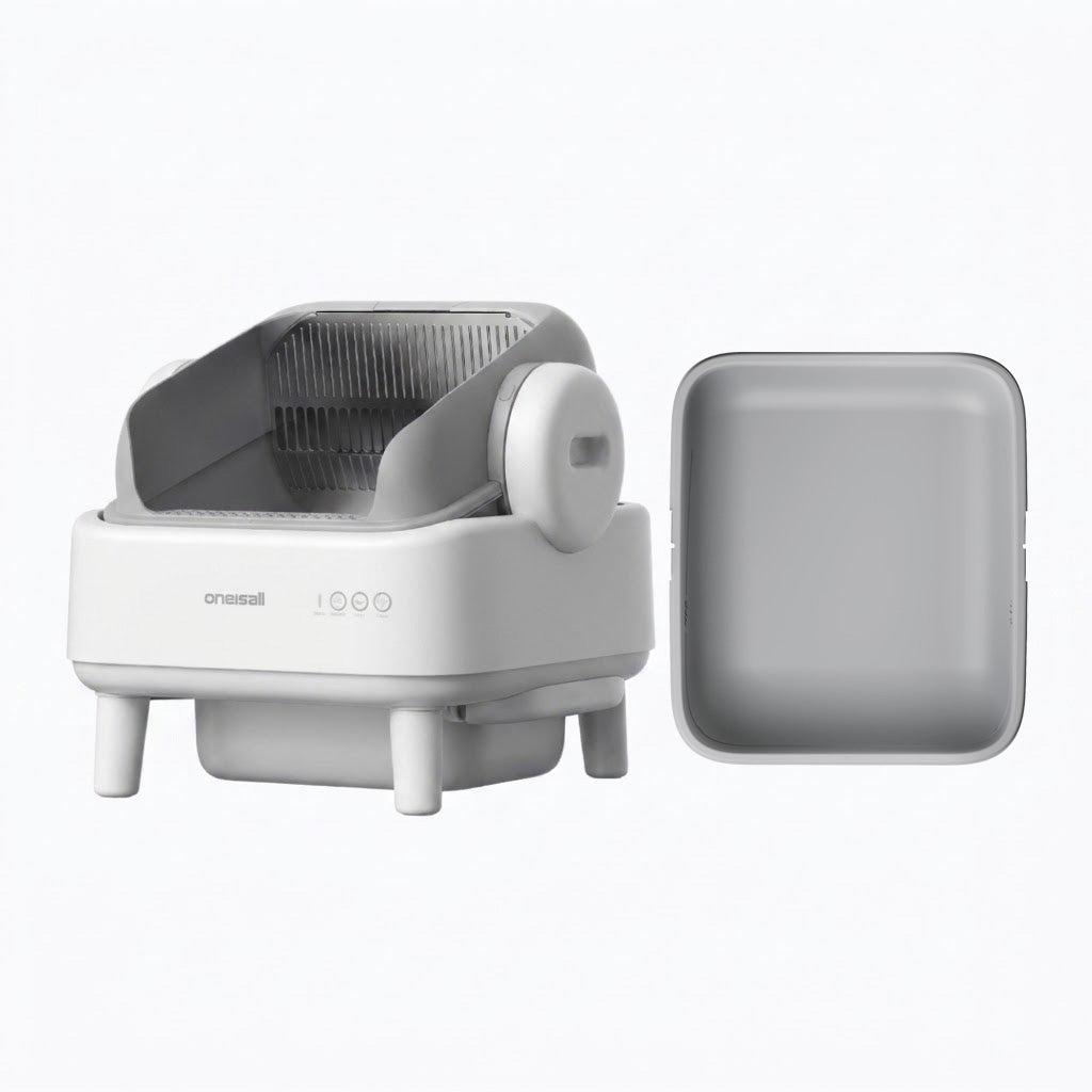Oneisall Ease S1 Self-Cleaning Litter Box White