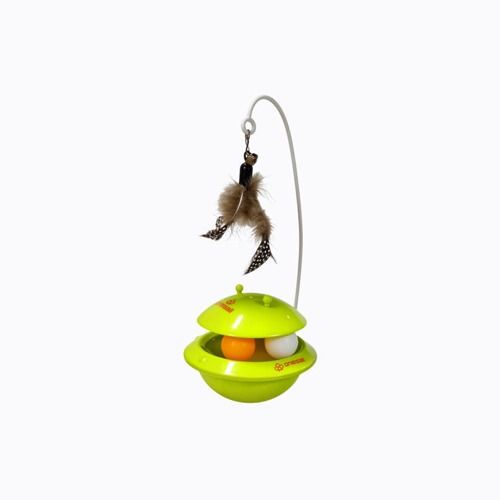 Oneisall No-Tip Wobble Cat Toy with Catnip