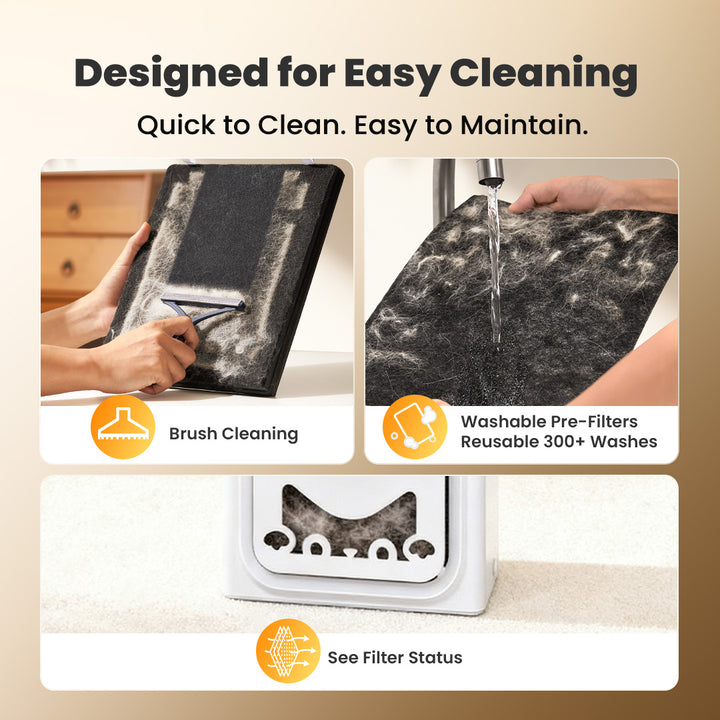 Oneisall Hair & Odor Control Set for Homes with Pets