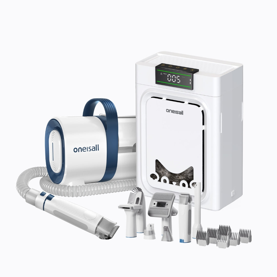 Oneisall LM2 7-in-1 Pet Grooming Vacuum Kit