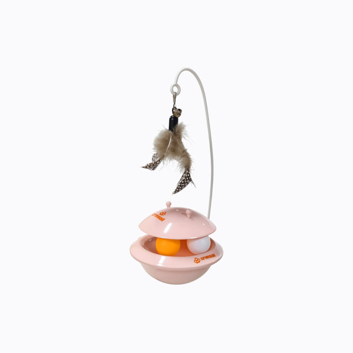 Oneisall No-Tip Wobble Cat Toy with Catnip
