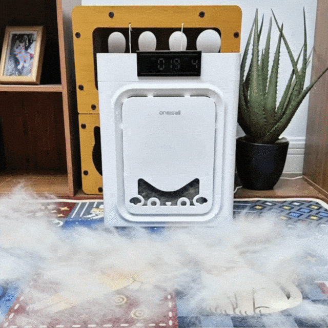 Oneisall Air Purifier for Homes with Pets, Dual-Side Intake