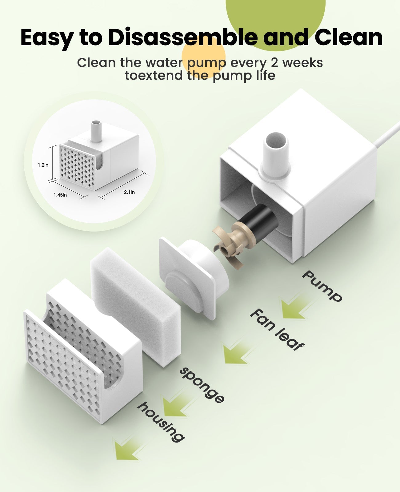 Oneisall Pump For Pet Water Fountain – oneisall