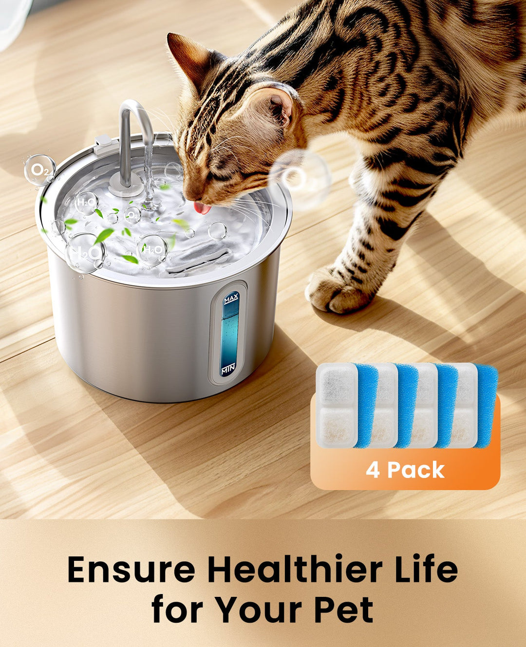 4pcs-filters for cat water fountain