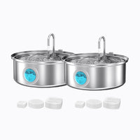 7L Water Fountain Set, 2-Pack