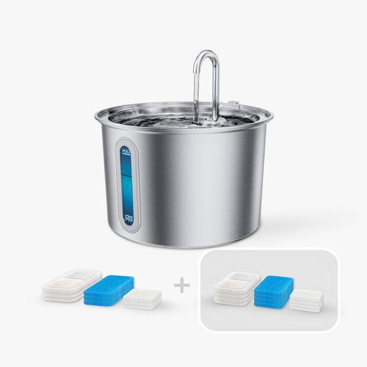 Oneisall 2L Cat Water Fountain with 3PCS Filters