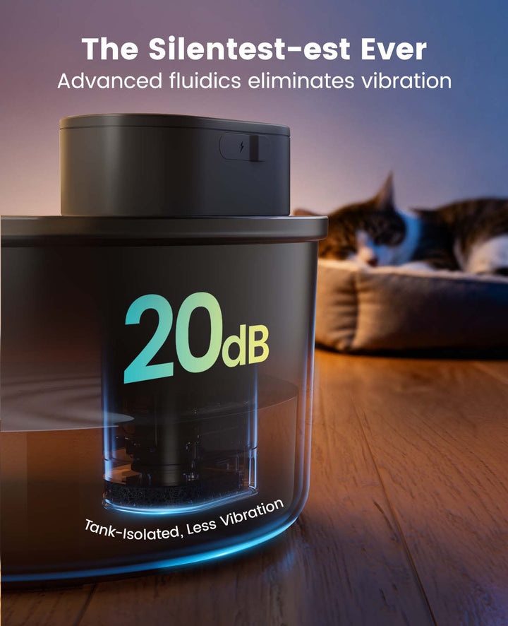 3.2L Cordless Cat Water Fountain