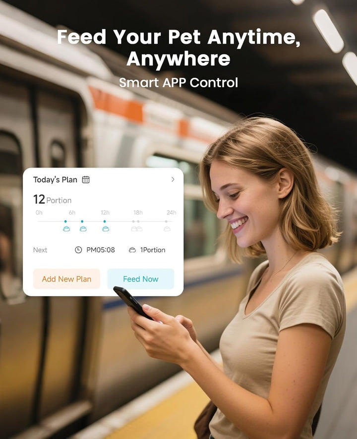 Automatic Cat Feeder with APP Control