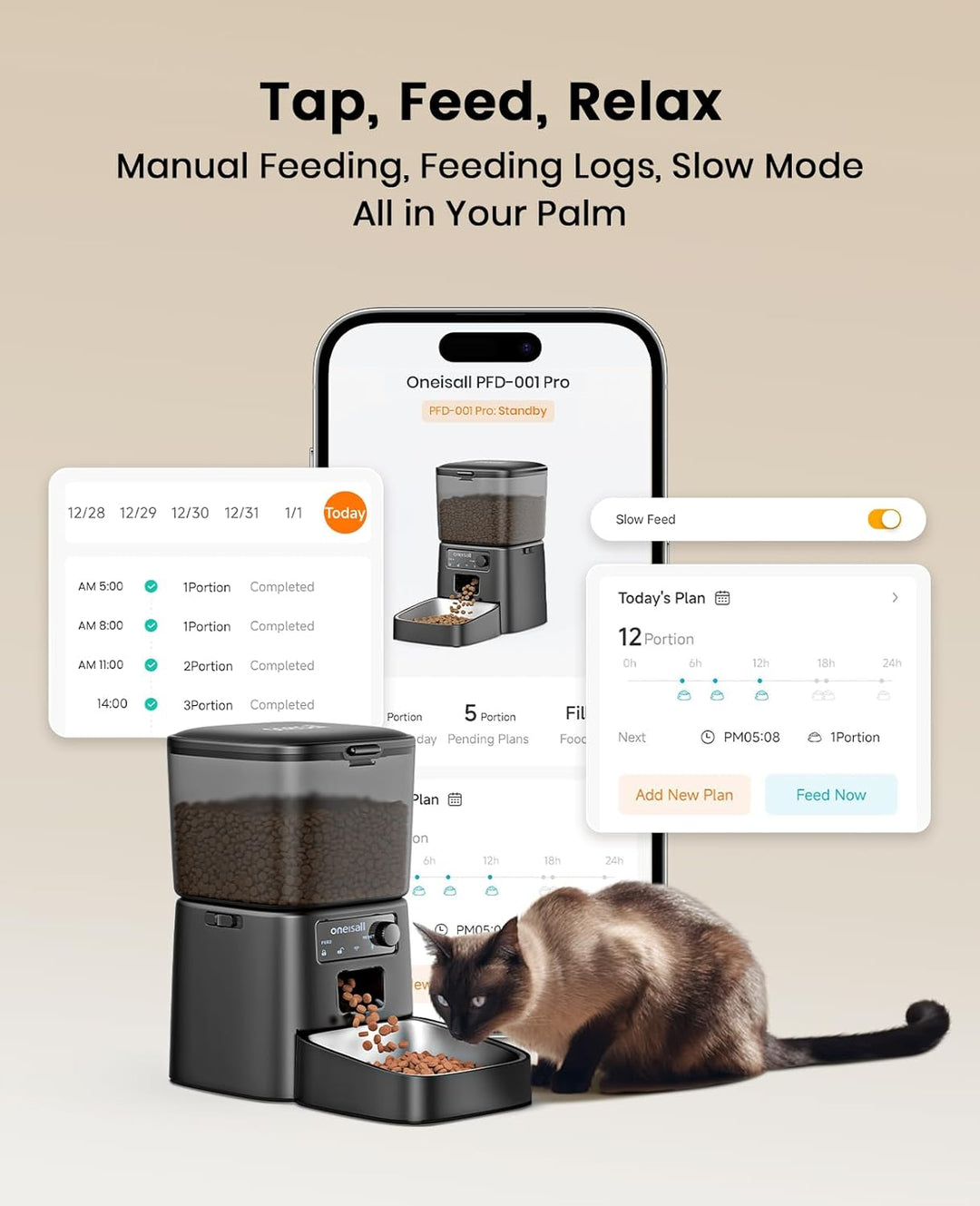 Automatic Cat Feeder with APP Control
