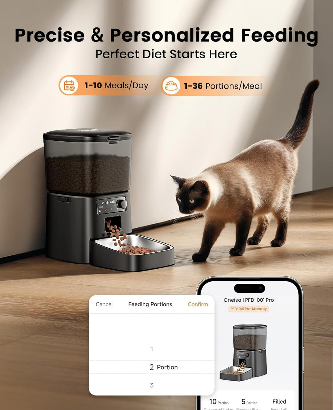 Automatic Cat Feeder with APP Control
