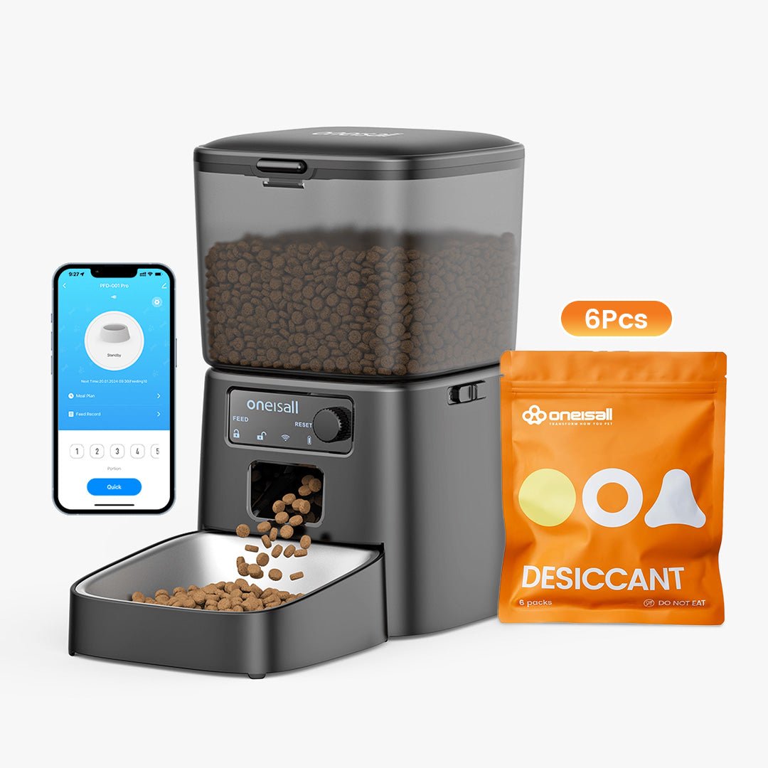 Oneisall 3.5L Automatic Cat Feeder with APP Control & 2.4G Wi-Fi