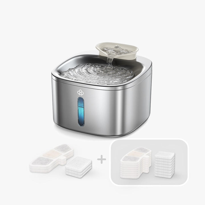 Oneisall 3.5L Corded Pet Water Fountain with 3PCS Filters