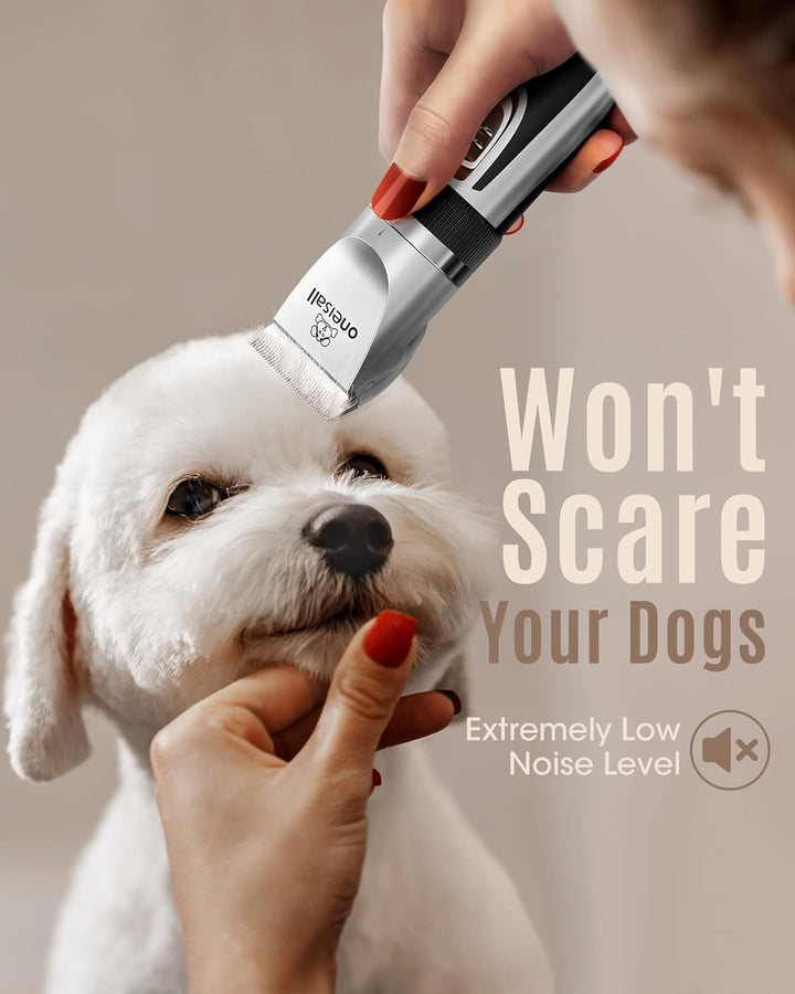 oneisall x2 dog clipper silver