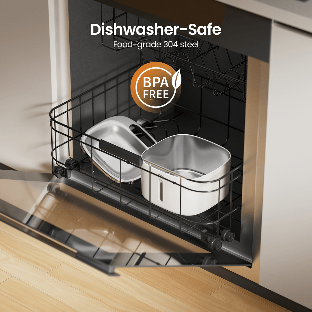 3.5L cat water fountain white