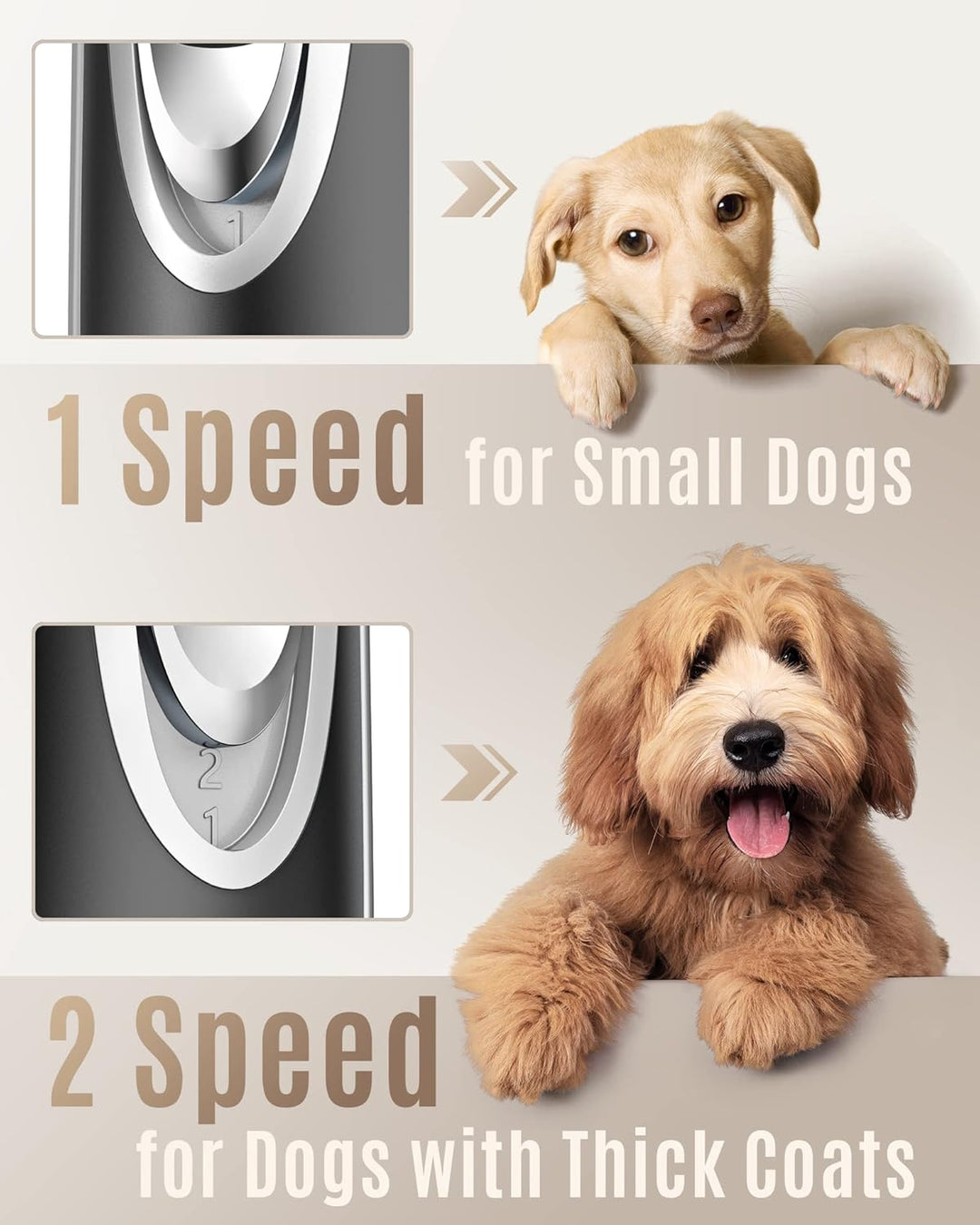 oneisall x2 dog clipper silver