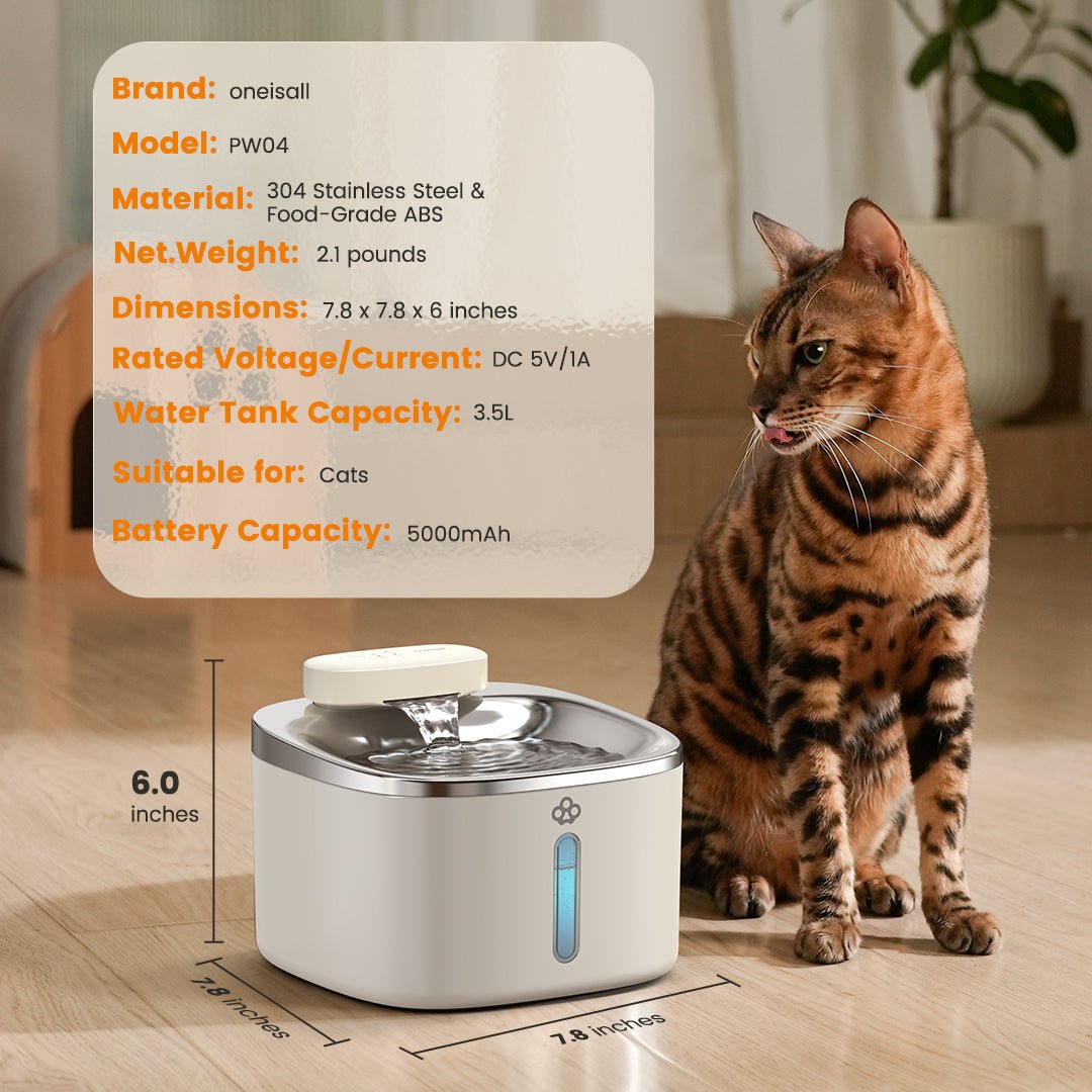 3.5L cat water fountain