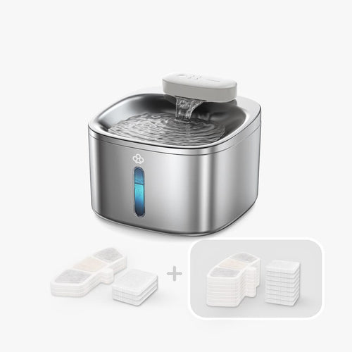 Oneisall 3.5L Cordless Smart Pet Water Fountain with 11 PCS Filters