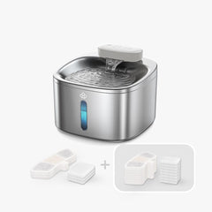 Oneisall 3.5L Cordless Smart Pet Water Fountain with 11PCS Filters