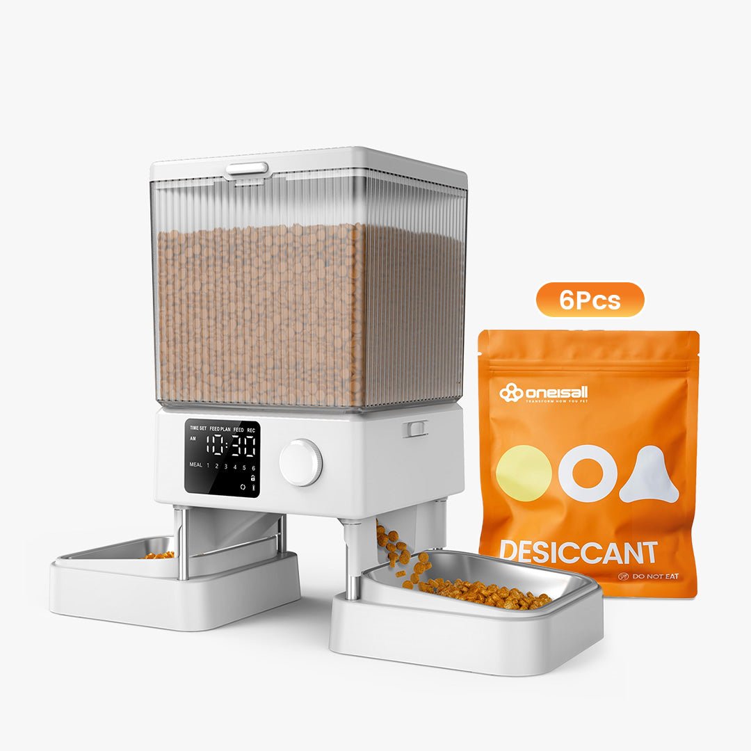 Automatic Cat Feeder for Two Cats 5L White – oneisall