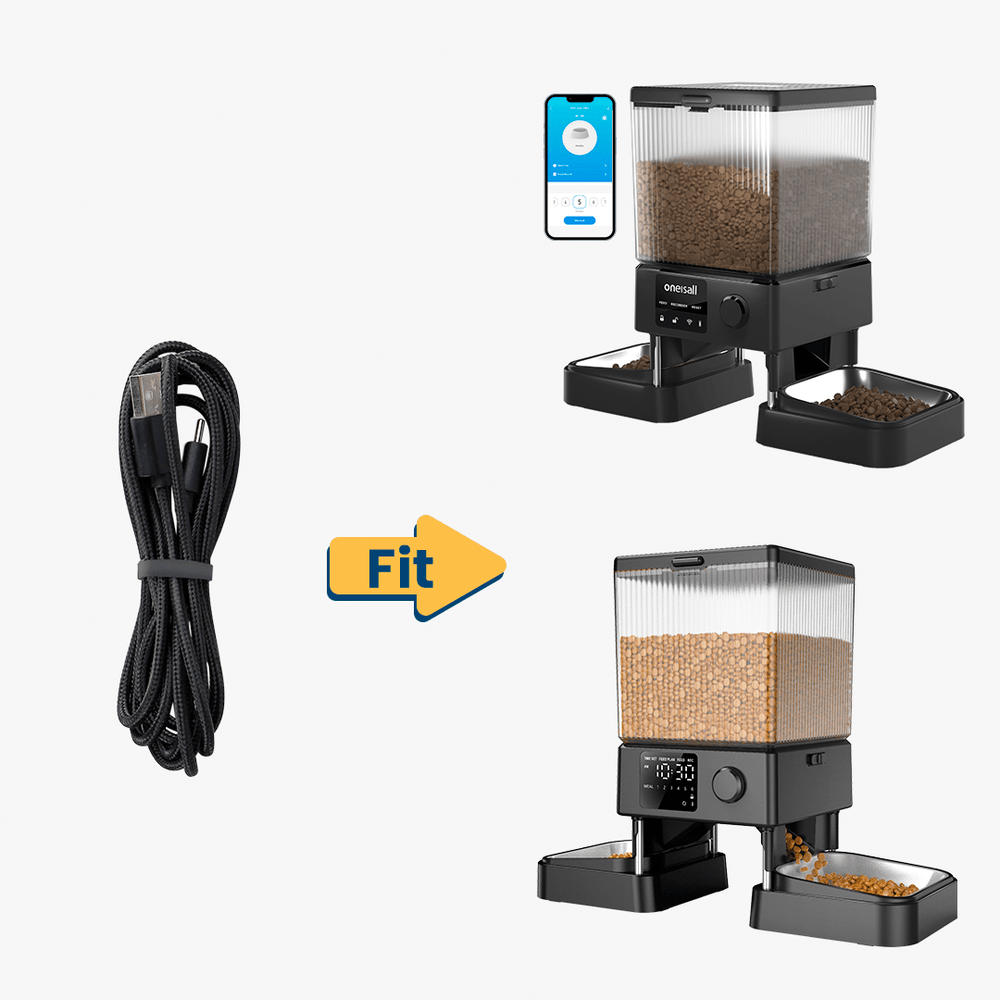 Type-C Cable for 5L Automatic Cat Feeder