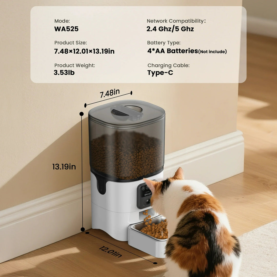 6L Automatic Cat Feeder