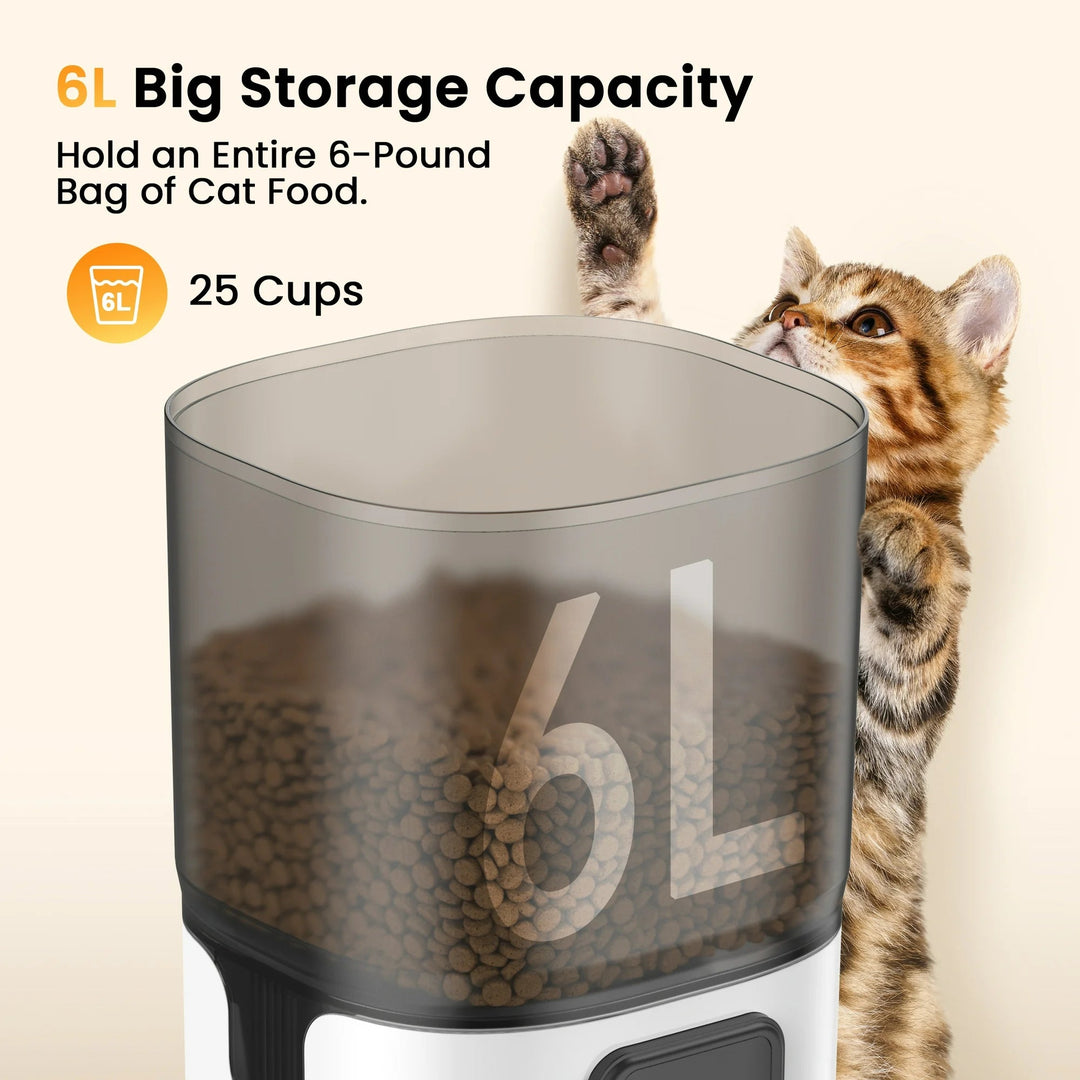 6L Automatic Cat Feeder