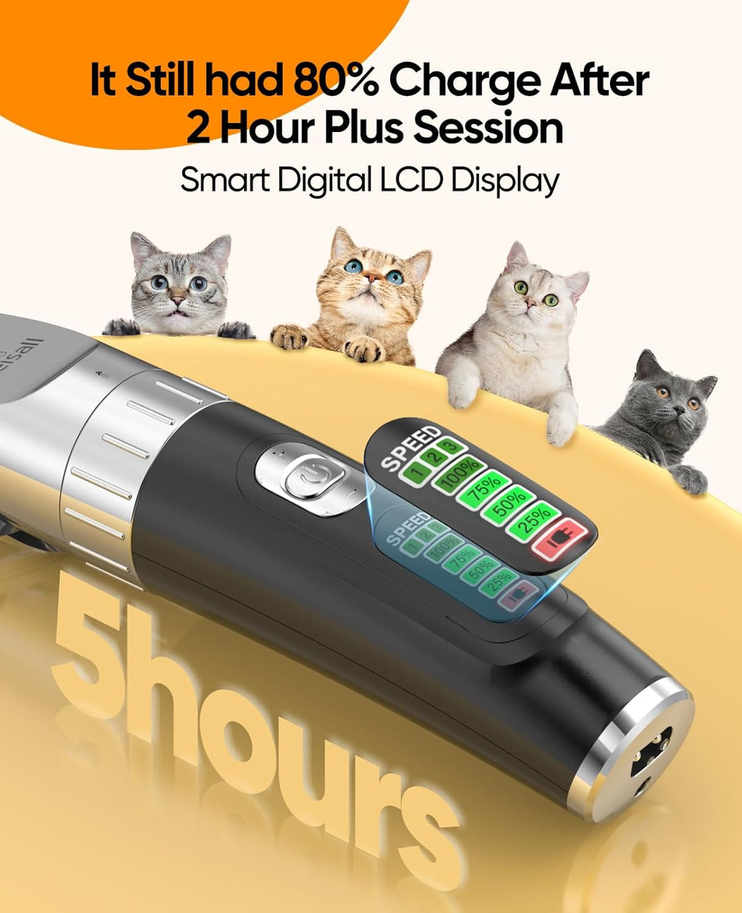 oneisall a11 cordless cat clipper