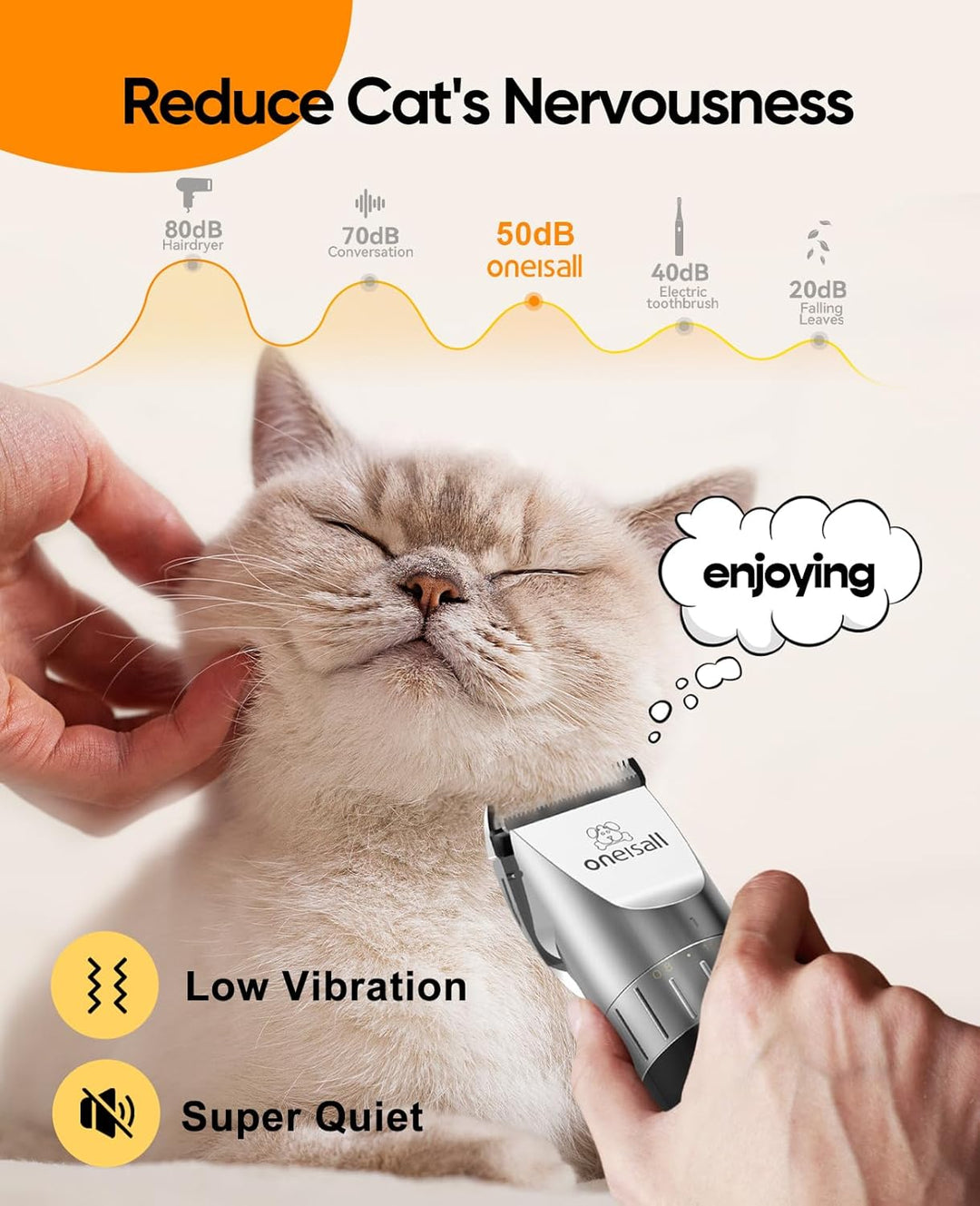 oneisall a11 cordless cat clipper