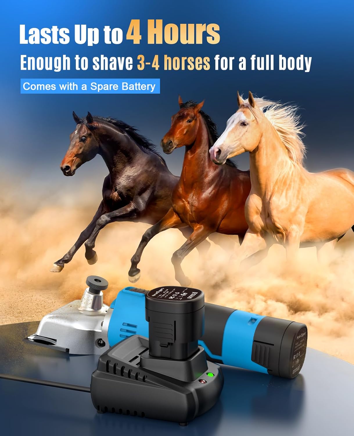 Oneisall 2601 Cordless Horse Clipper All-in-one