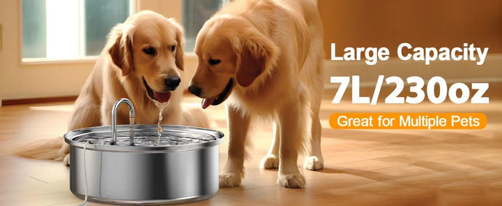 7l pet drinking fountain