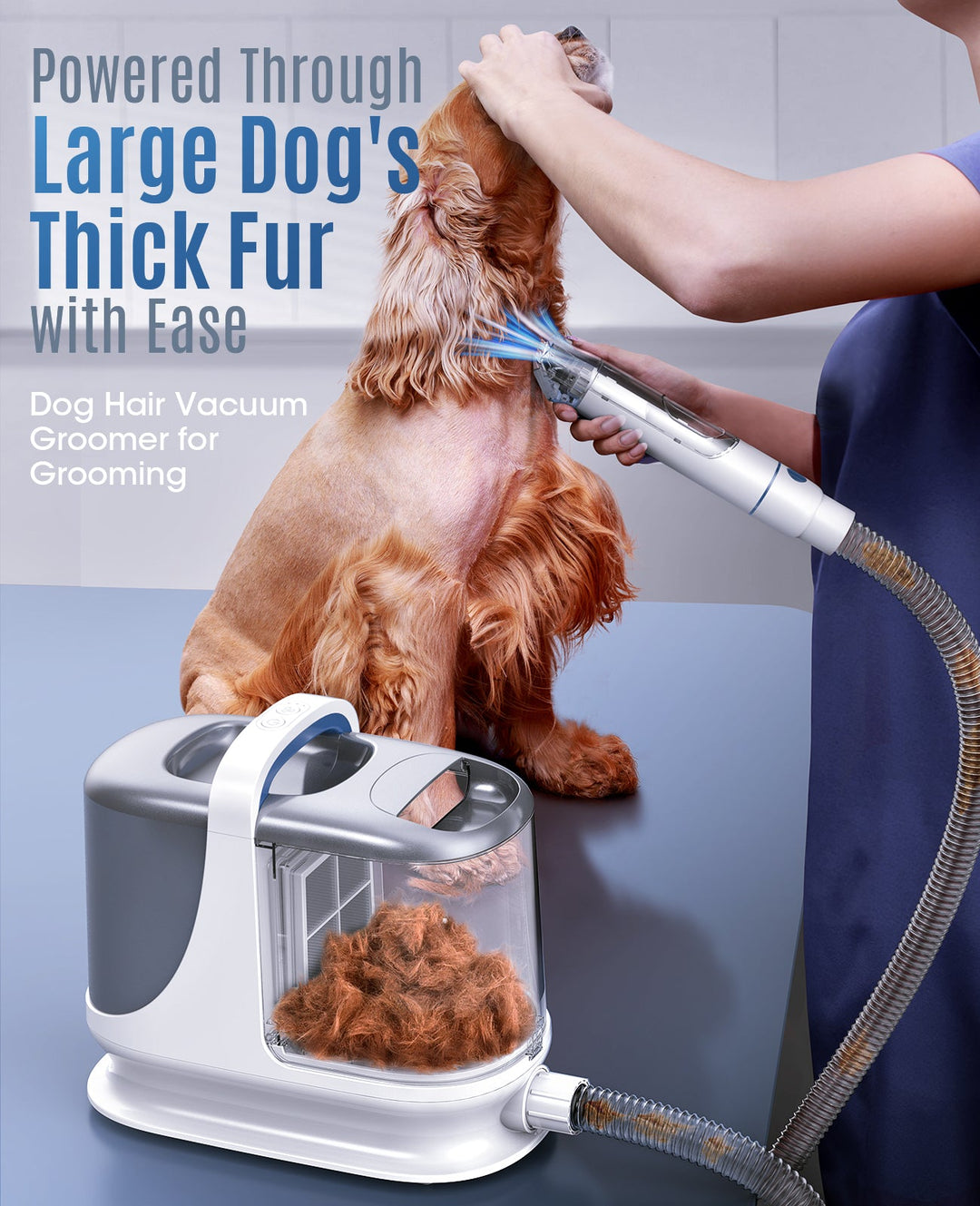 3 L dog grooming vacuum