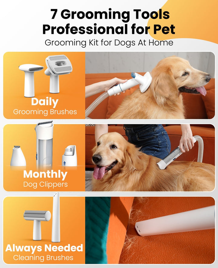 quiet pet grooming vacuum for cats