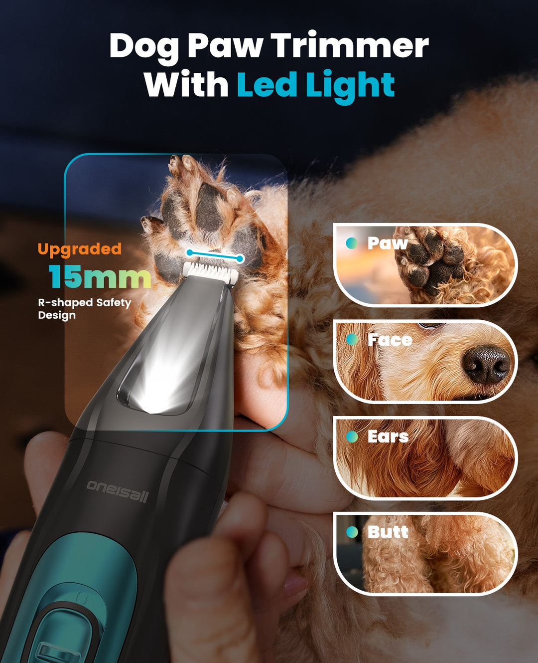  Muti-Function Cordless Dog Clipper