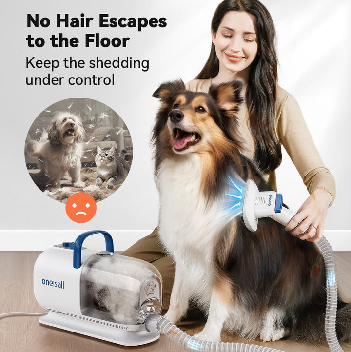 Oneisall Cozy C1 8-in-1 Pet Grooming Vacuum & Dryer Kit