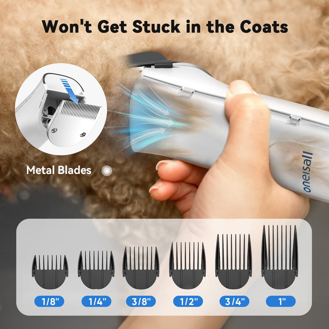 Oneisall Cozy C1 8-in-1 Pet Grooming Vacuum & Dryer Kit