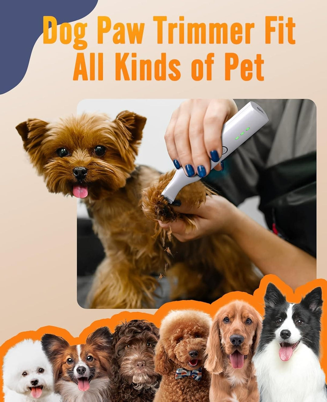 Cozy C1 - Oneisall Dog Grooming Vacuum Kit for Shedding Drying Trimming
