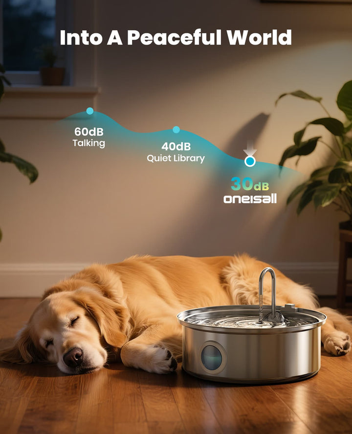 7L Pet Water Fountain Set