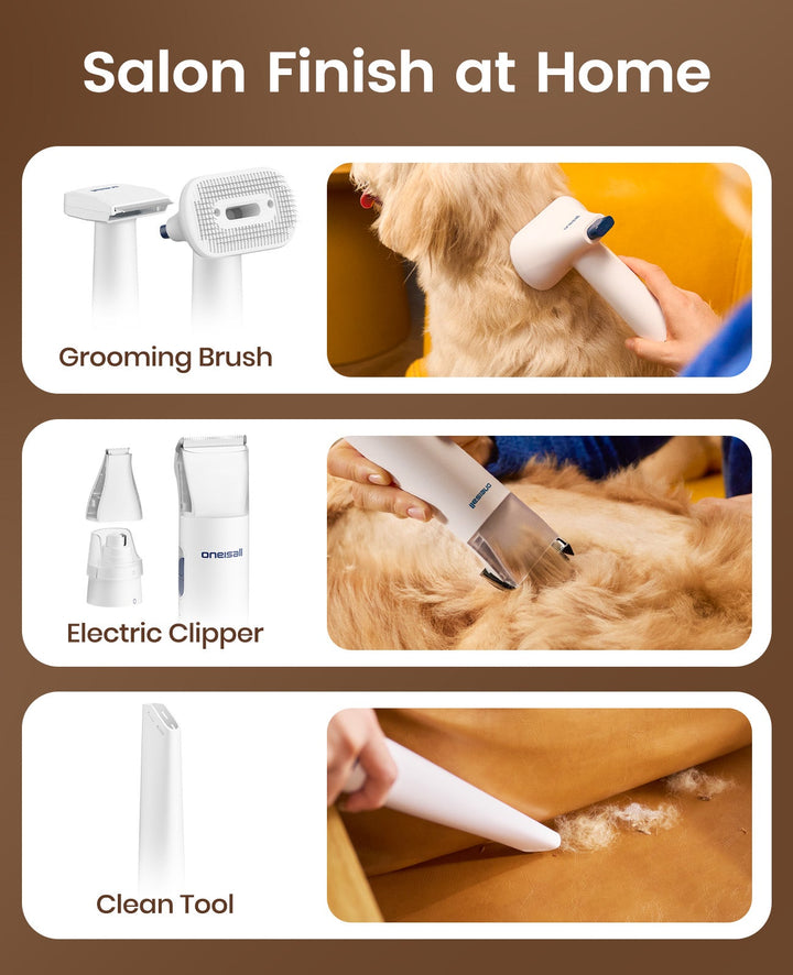 6-in-1 Dog Grooming Vacuum Kit