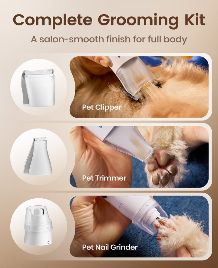 6-in-1 Dog Grooming Vacuum Kit