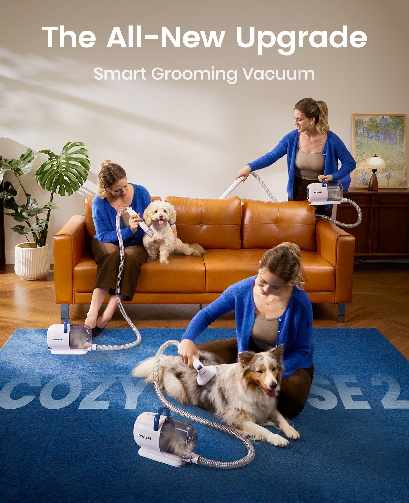 Oneisall Cozy SE2 6-in-1 Dog Grooming Vacuum Kit – oneisall