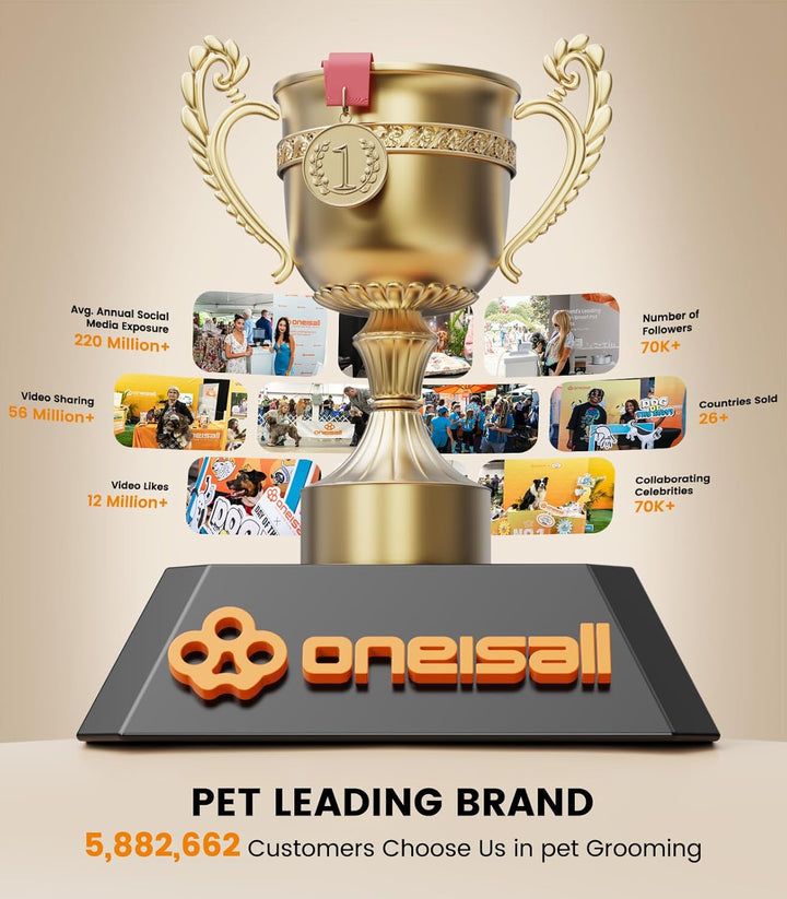 oneisall dtj001 dog hair trimmer for thick coat
