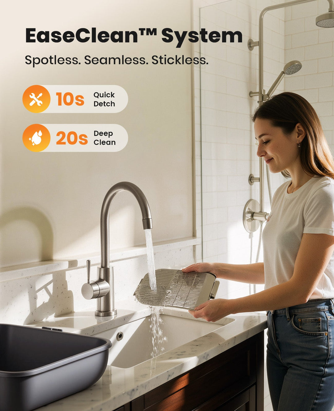 Oneisall Ease S1 Self-Cleaning Litter Box