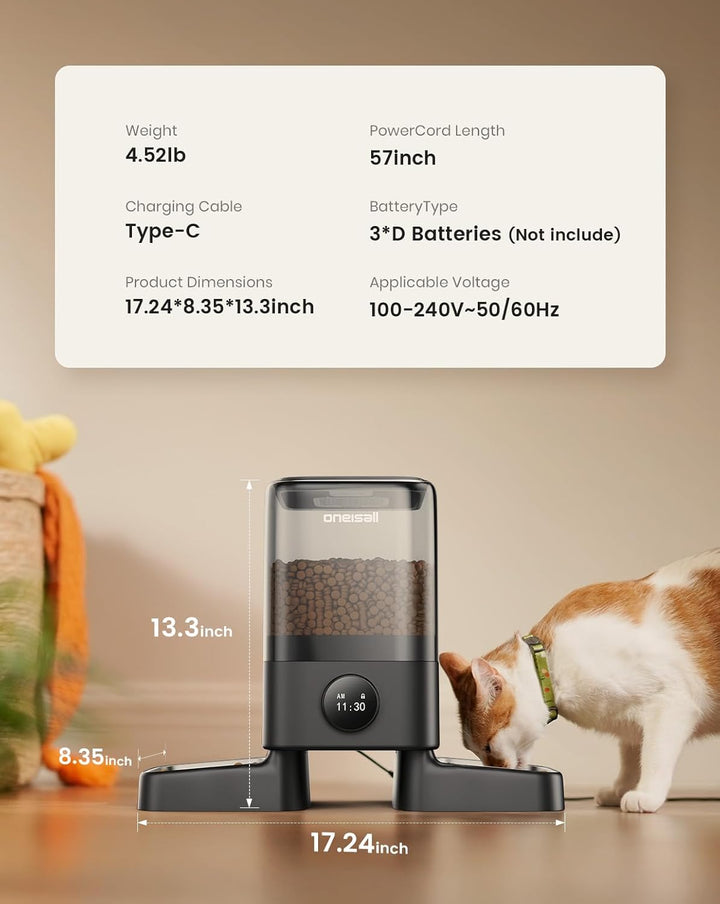 Automatic Cat Feeders for 2 Cats