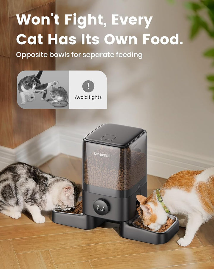 Automatic Cat Feeders for 2 Cats