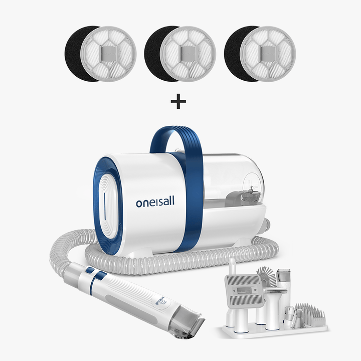 LM2 - Oneisall Hunde pflege vakuum kit mit 7 in 1