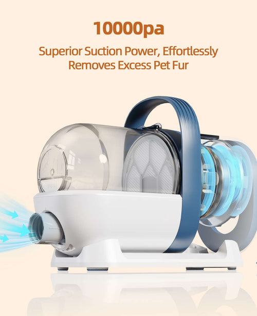 LM2 - Kit aspirateur de toilettage avec 3 filtres éponge et HEPA