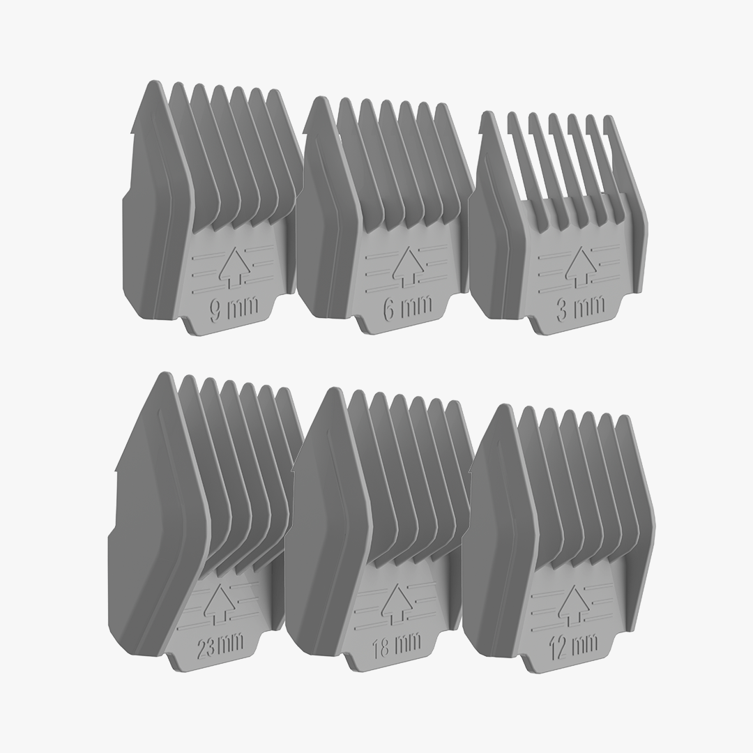 6pcs guide combs for pet grooming vacuum