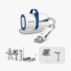 LM2 Pet Grooming Vacuum & Grooming Brush & Deshedding Brush Replacement Set